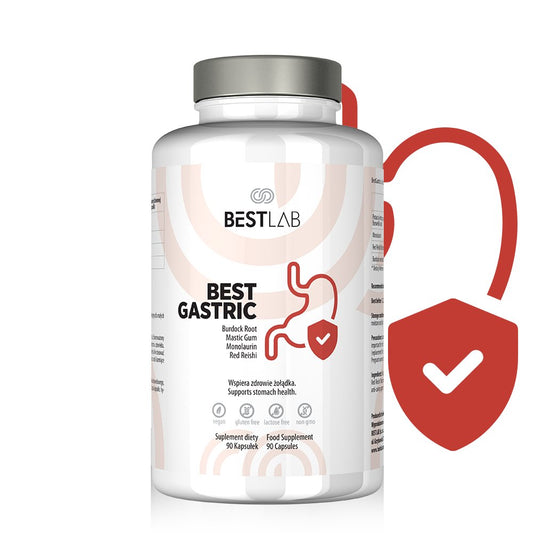 BestGastric, Wsparcie dla żołądka, 90 kapsułek, BESTLAB - HealthGuard.pl