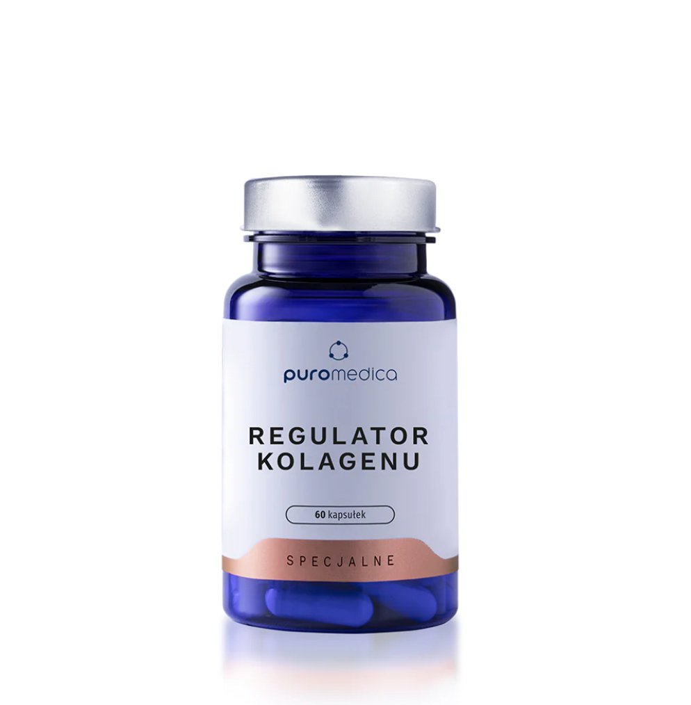 Regulator kolagenu, Puromedica, 60 kapsułek, suplement diety, piękna skóra - Health Guard by CF
